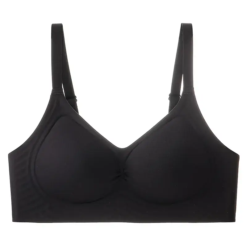 Traceless Pull-up Bra Women Small No Steel Ring Anti-Sagging - Image 5