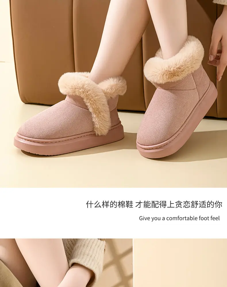 Women Fleece Lined Snow Boots Winter Warm Non-Slip — feature 18