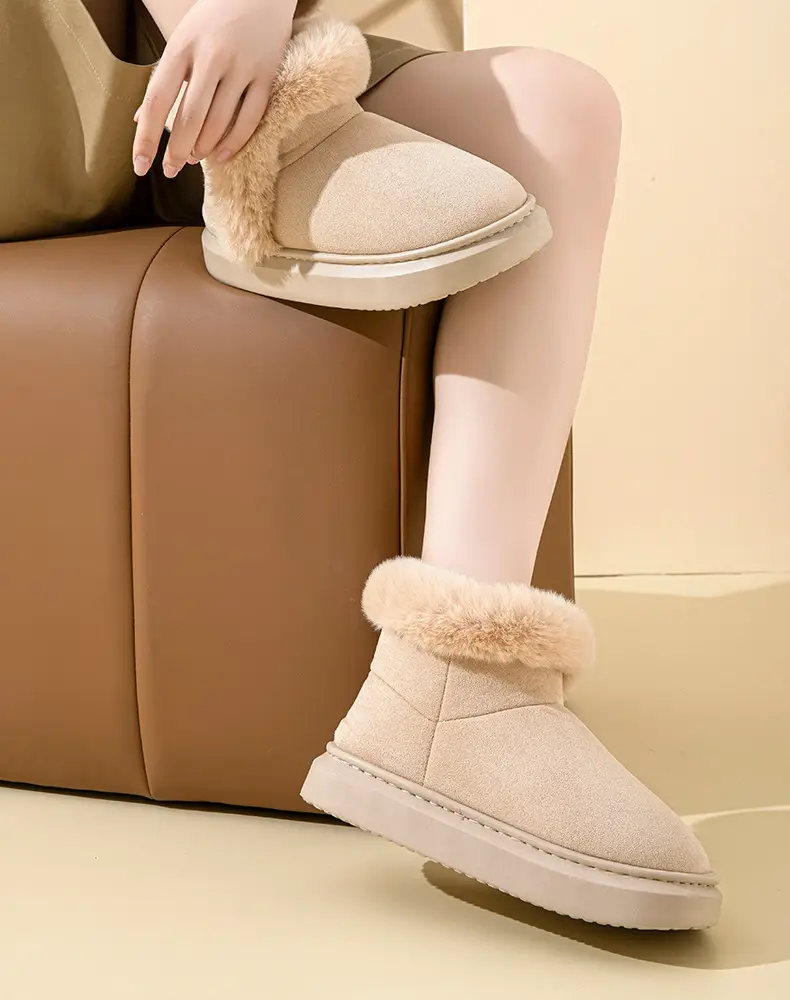 Women Fleece Lined Snow Boots Winter Warm Non-Slip — feature 19
