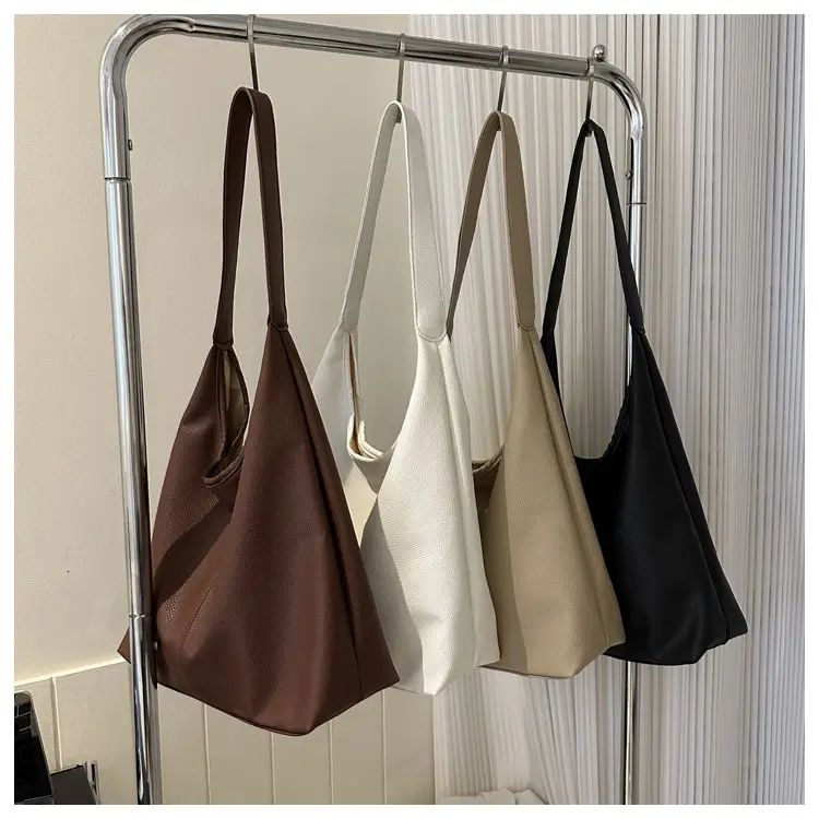Black Soft Leather Armpit Shoulder Bag for Women — feature 10