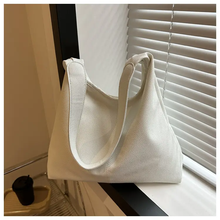 Black Soft Leather Armpit Shoulder Bag for Women — feature 17