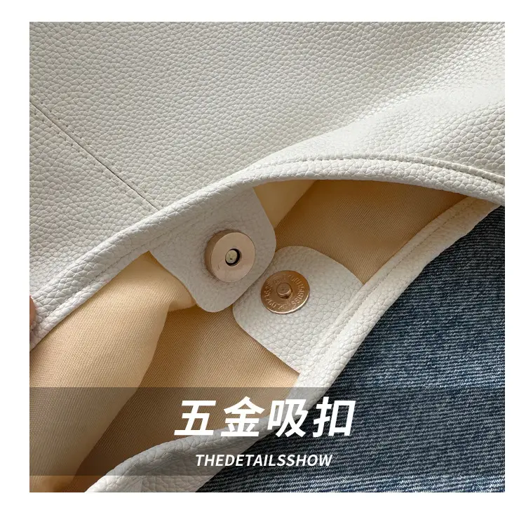 Black Soft Leather Armpit Shoulder Bag for Women — feature 24