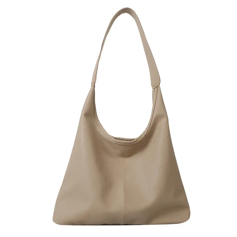 Black Soft Leather Armpit Shoulder Bag for Women - Image 3