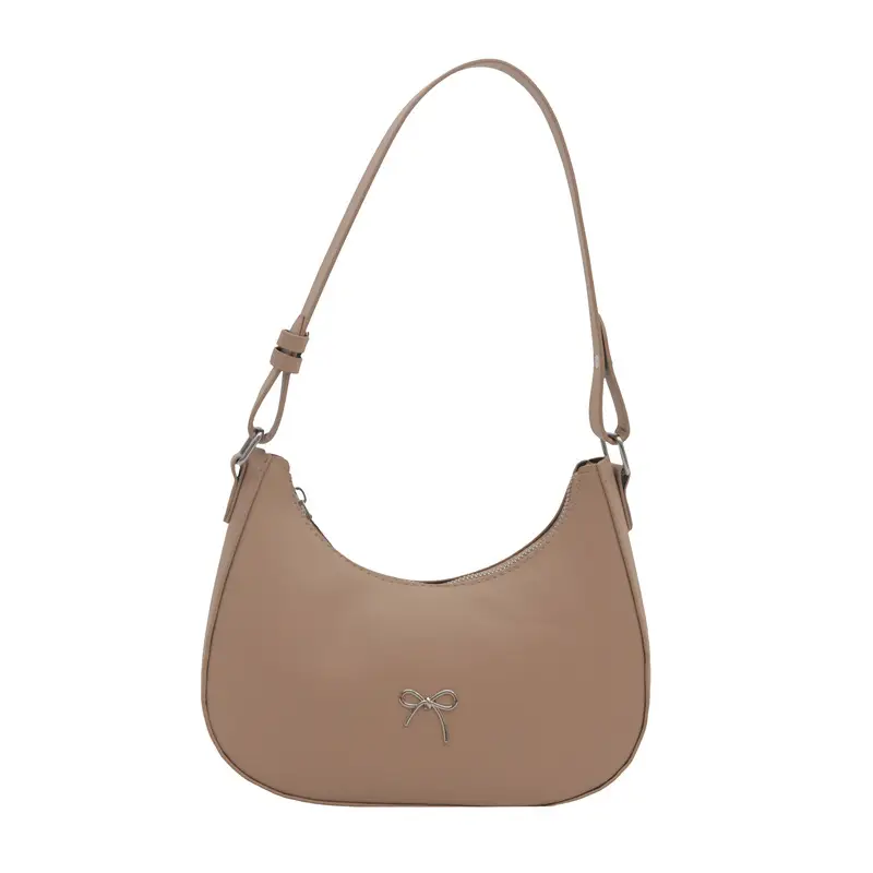 Brown Retro Armpit Bag Women Summer 2025 - Image 2