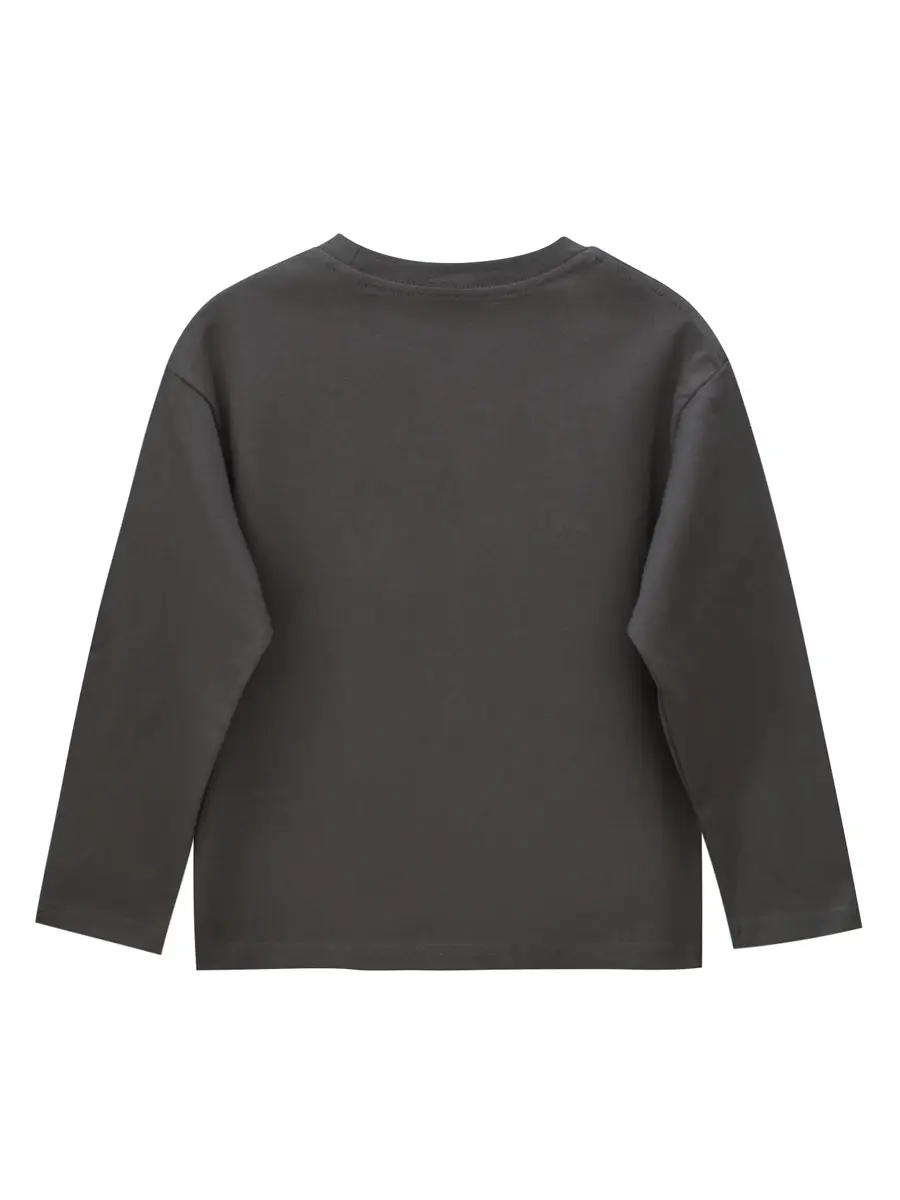 Grey Long Sleeve T-Shirt for Boys Autumn Wear - Image 5
