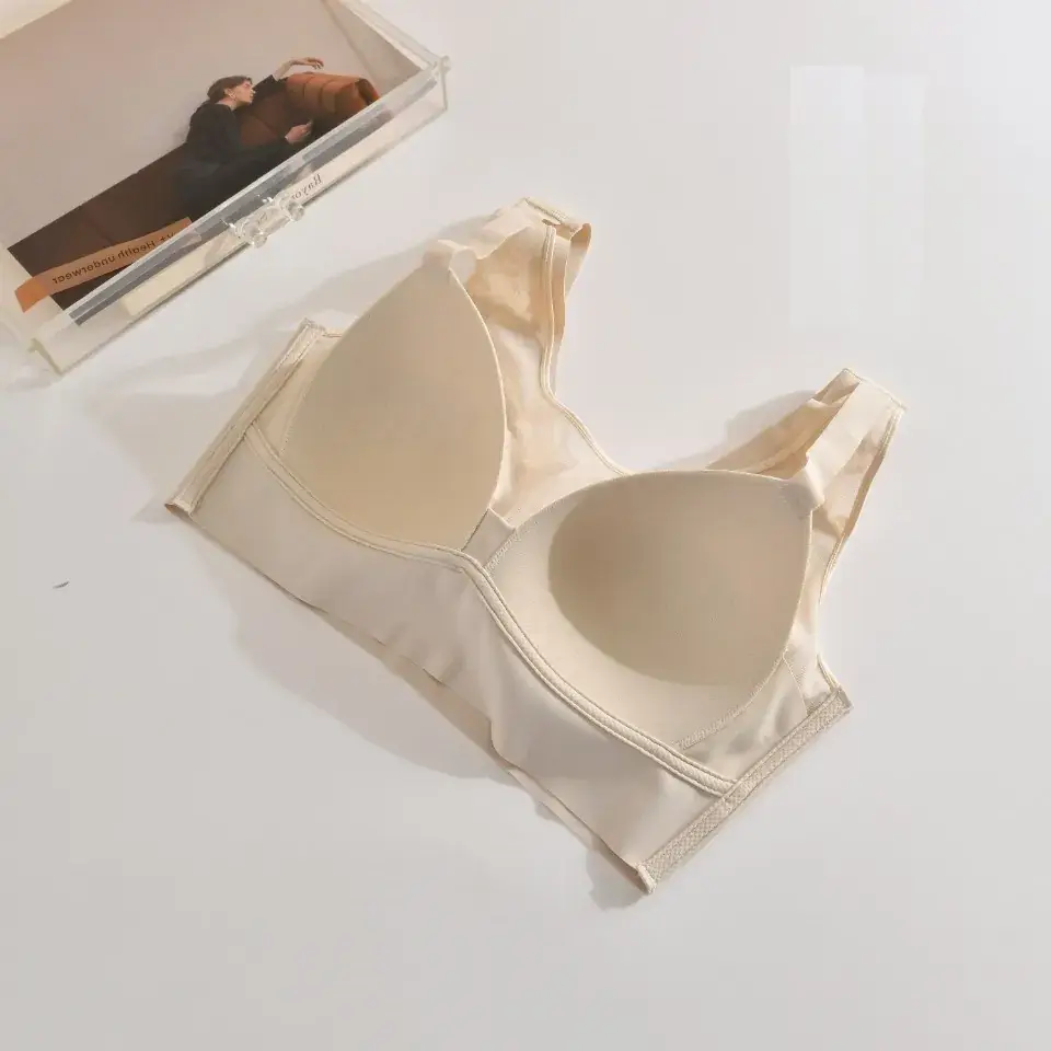 Rose Lace Full Cup Push-Up Bra Black Plus Size