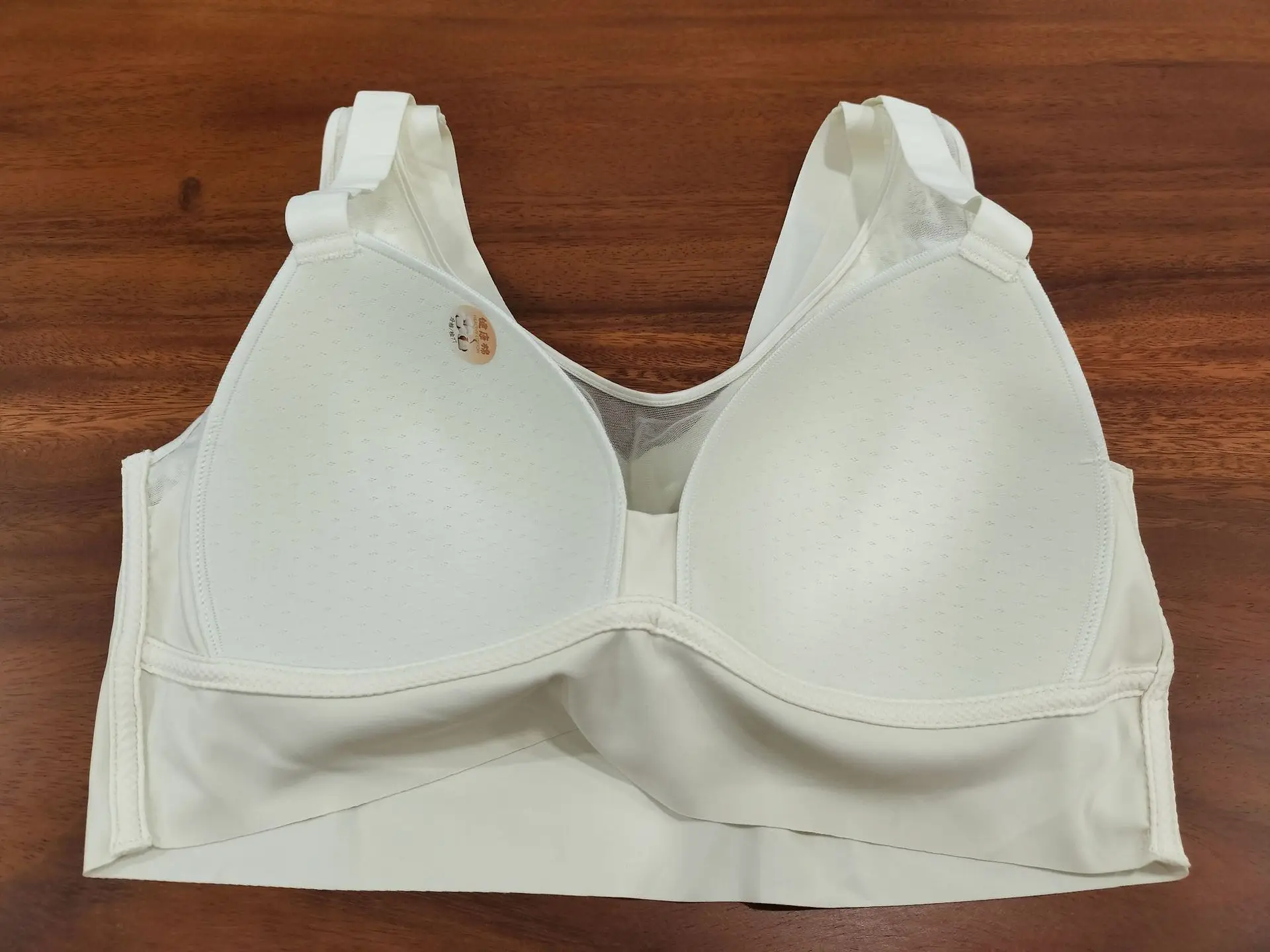 Rose Lace Full Cup Push-Up Bra Black Plus Size — feature 15