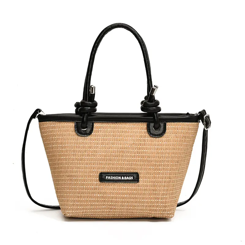 Women Straw Woven Shoulder Bags 2024 Spring Summer - Image 9
