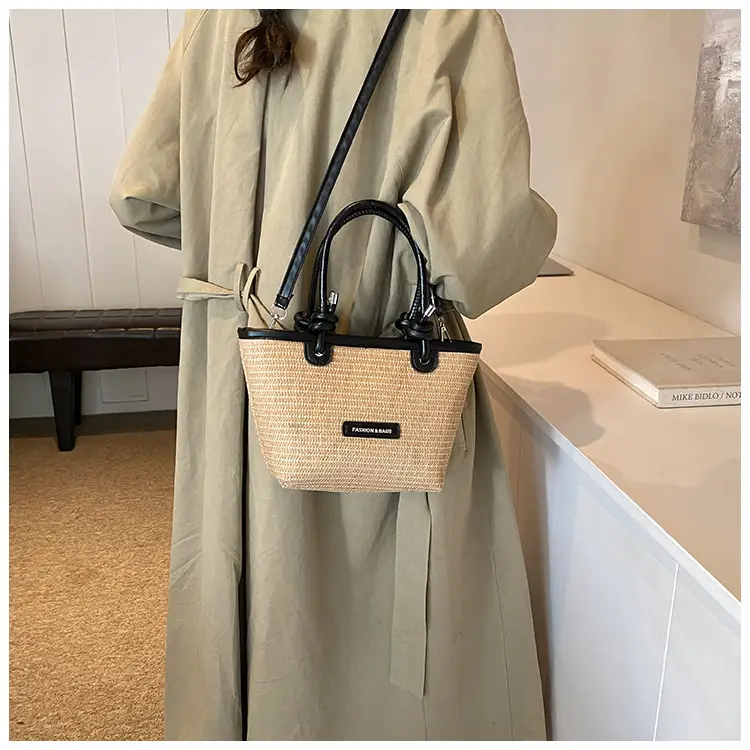 Women Straw Woven Shoulder Bags 2024 Spring Summer — feature 11