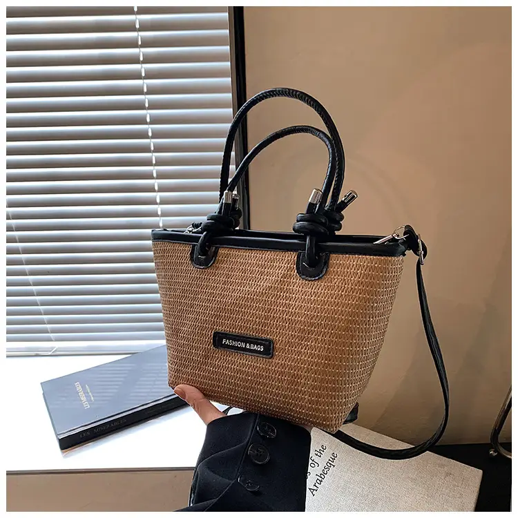 Women Straw Woven Shoulder Bags 2024 Spring Summer — feature 13