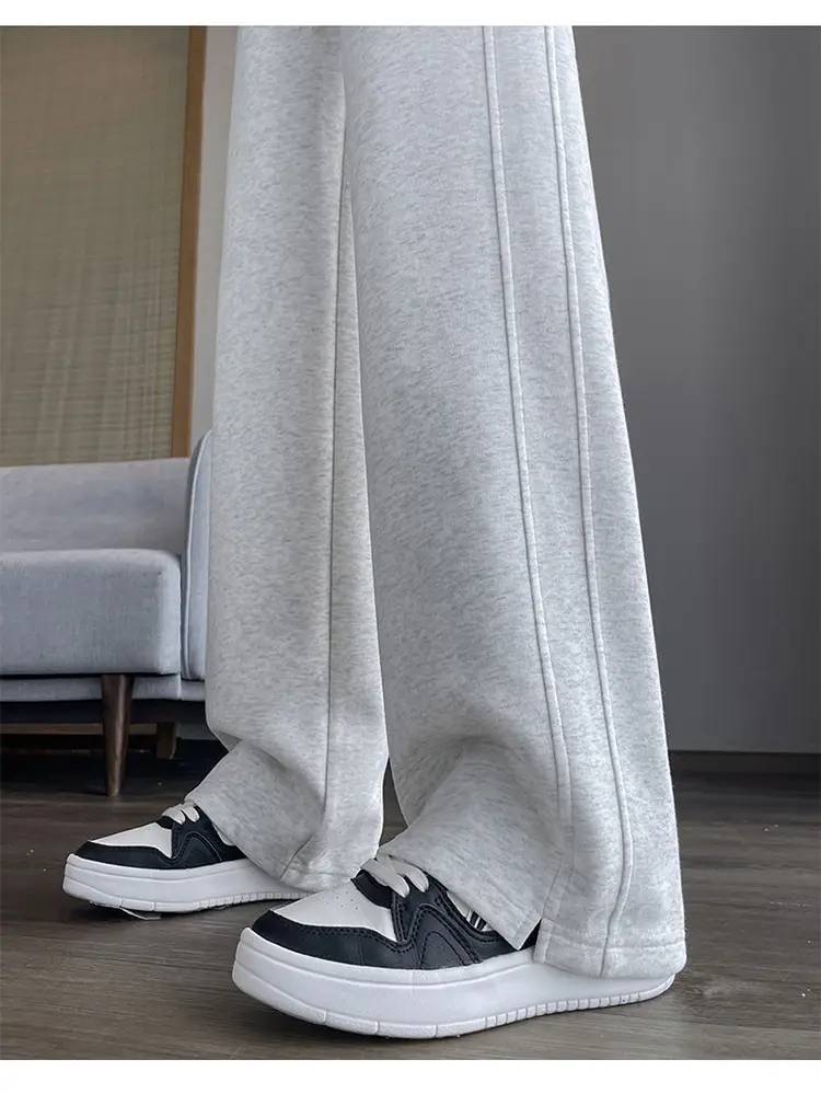 Women's High-Waist Slimming Sweatpants White New Spring Autumn 2026 — feature 11