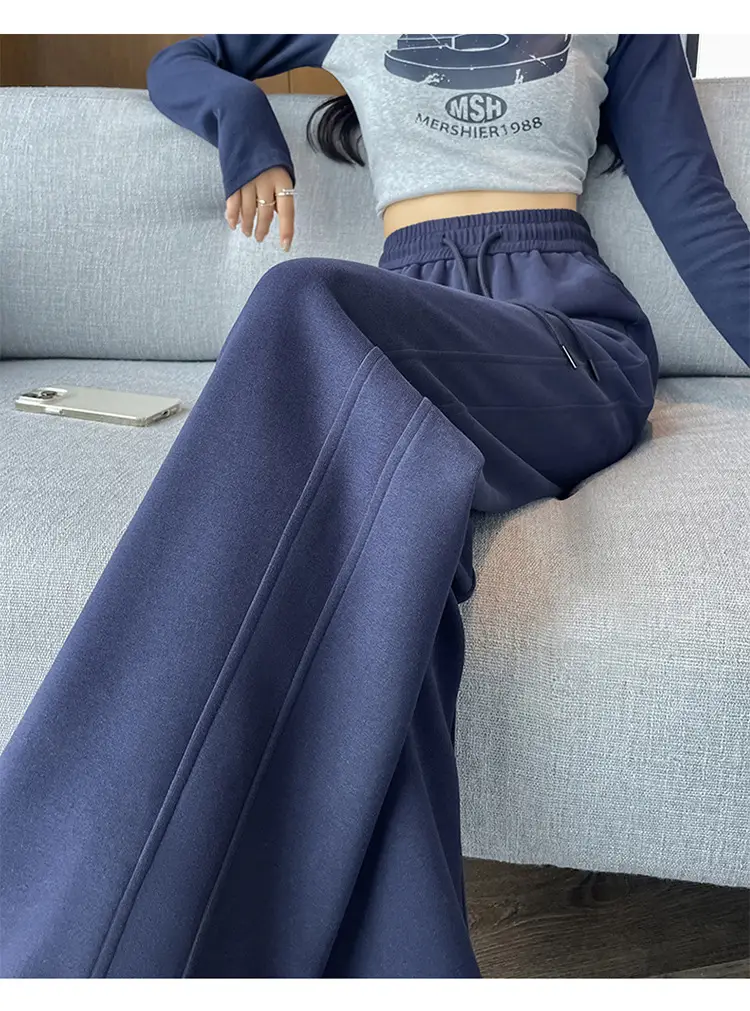 Women's High-Waist Slimming Sweatpants White New Spring Autumn 2026 — feature 14