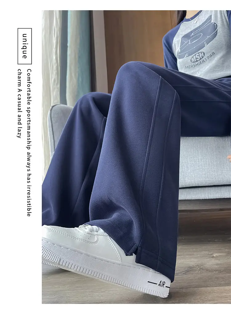 Women's High-Waist Slimming Sweatpants White New Spring Autumn 2026 — feature 15
