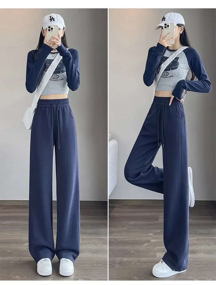 Women's High-Waist Slimming Sweatpants White New Spring Autumn 2026 — feature 16