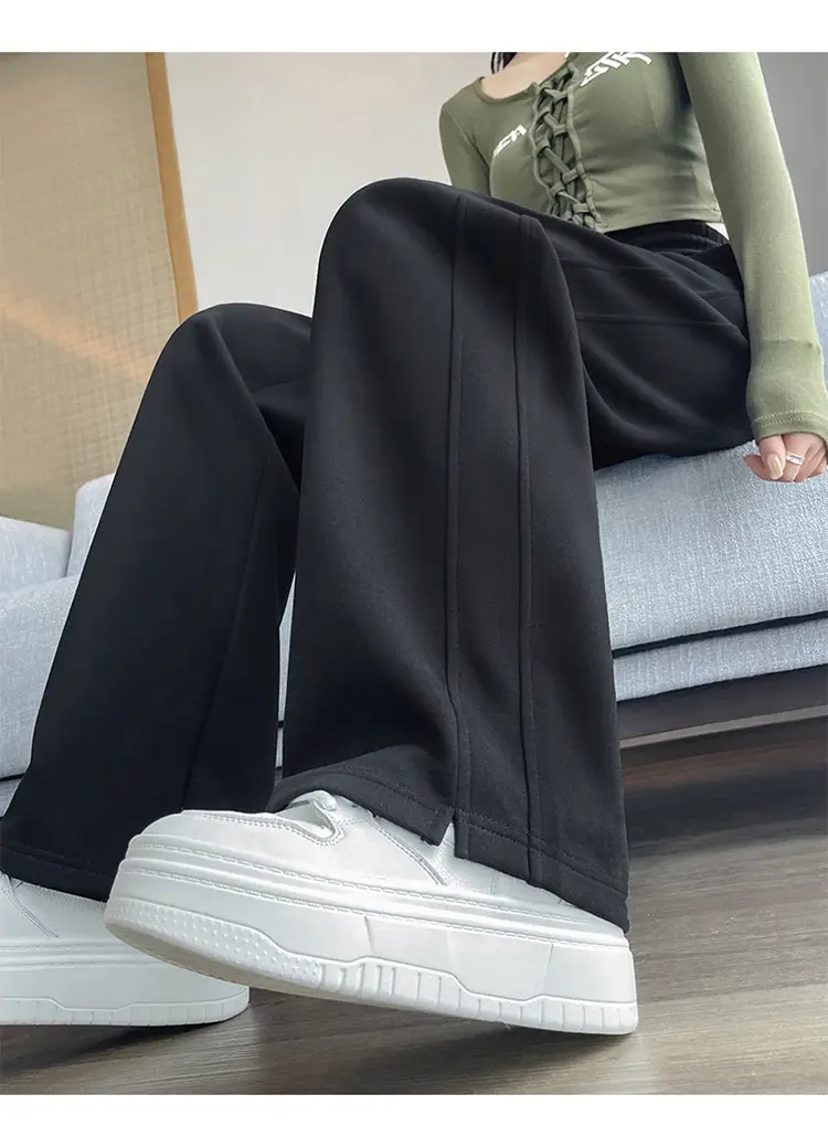 Women's High-Waist Slimming Sweatpants White New Spring Autumn 2026 — feature 21