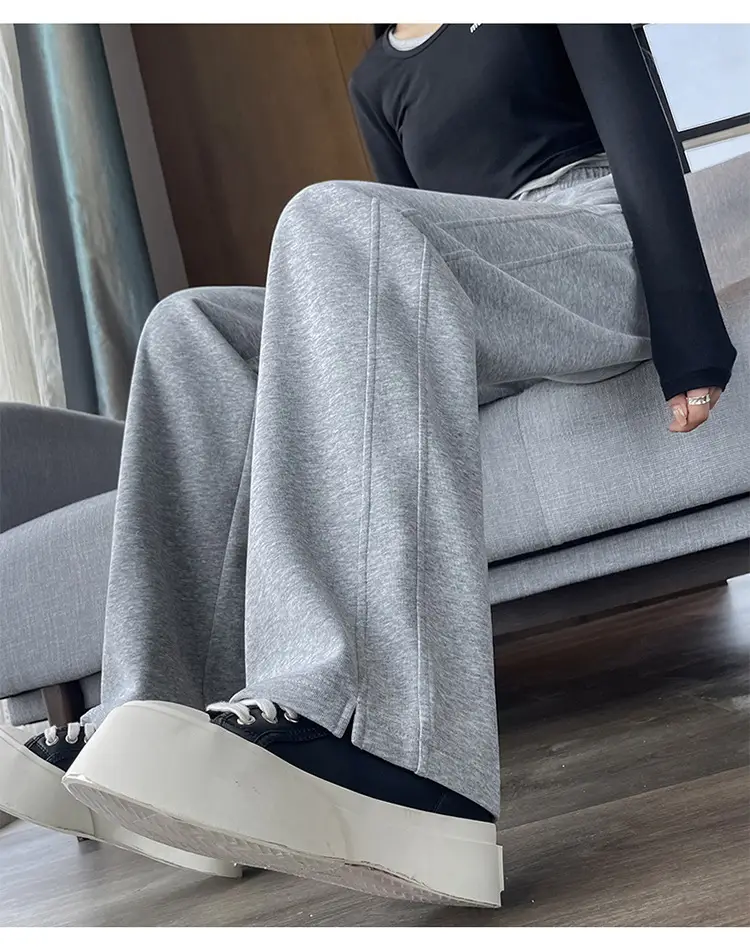 Women's High-Waist Slimming Sweatpants White New Spring Autumn 2026 — feature 23