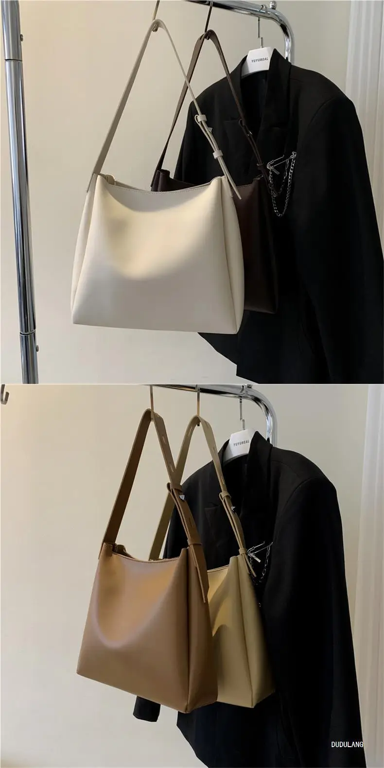 Soft Leather 2-Piece Mother Daughter Bags Set — feature 12