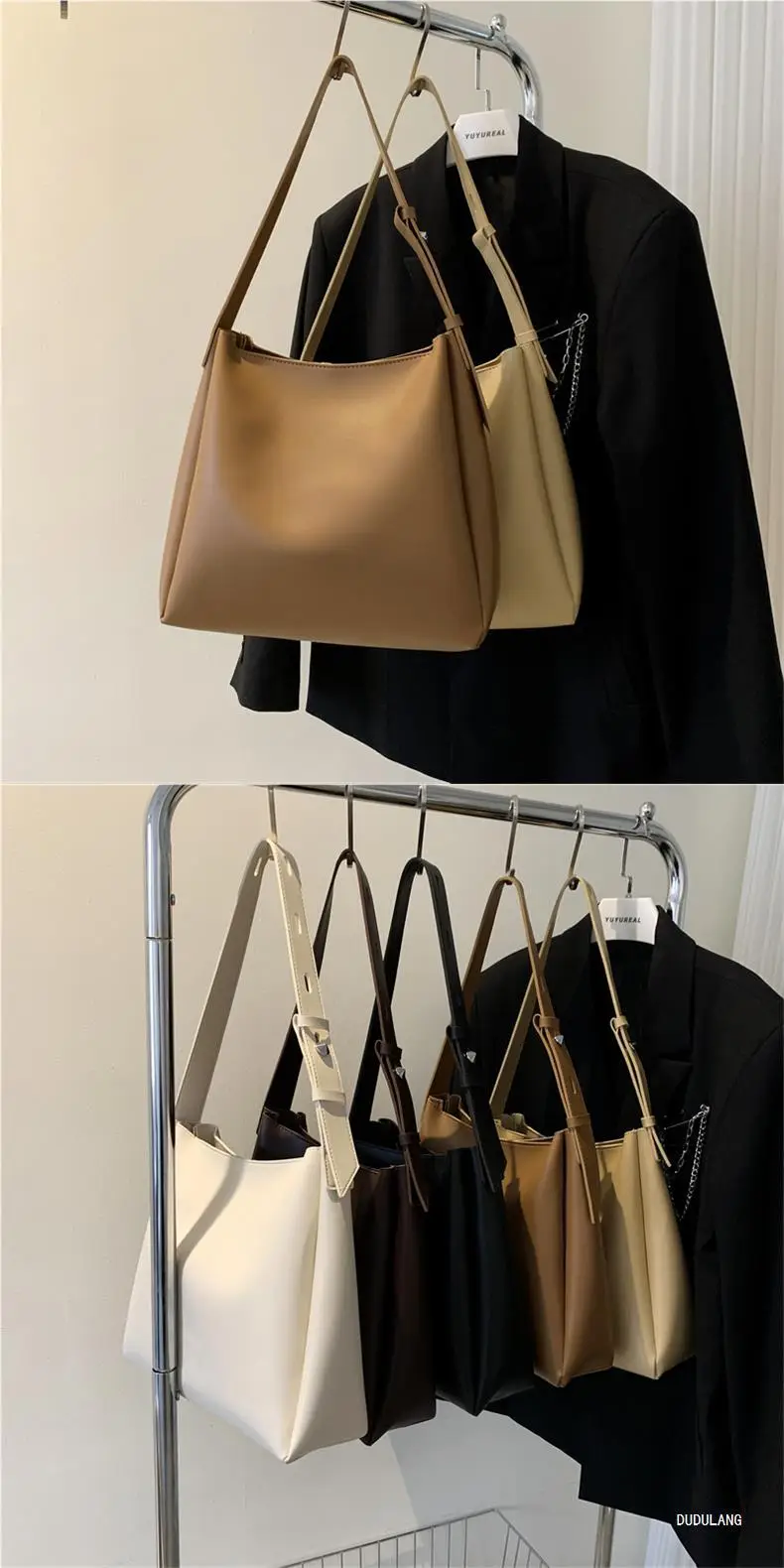 Soft Leather 2-Piece Mother Daughter Bags Set — feature 13