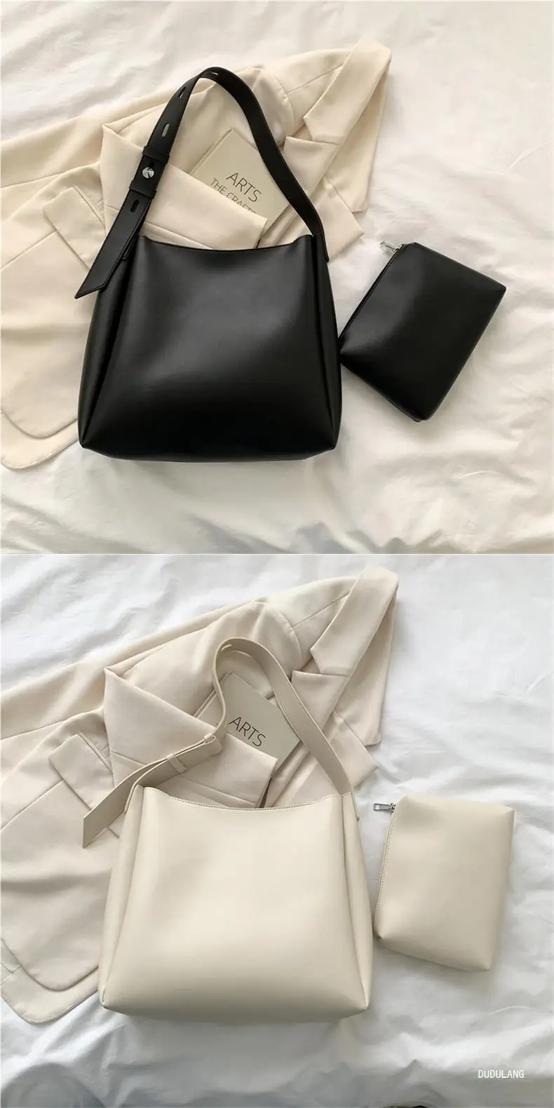 Soft Leather 2-Piece Mother Daughter Bags Set — feature 3