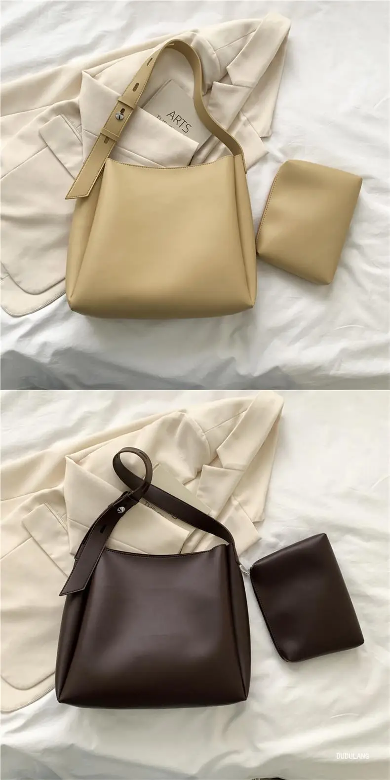 Soft Leather 2-Piece Mother Daughter Bags Set — feature 4
