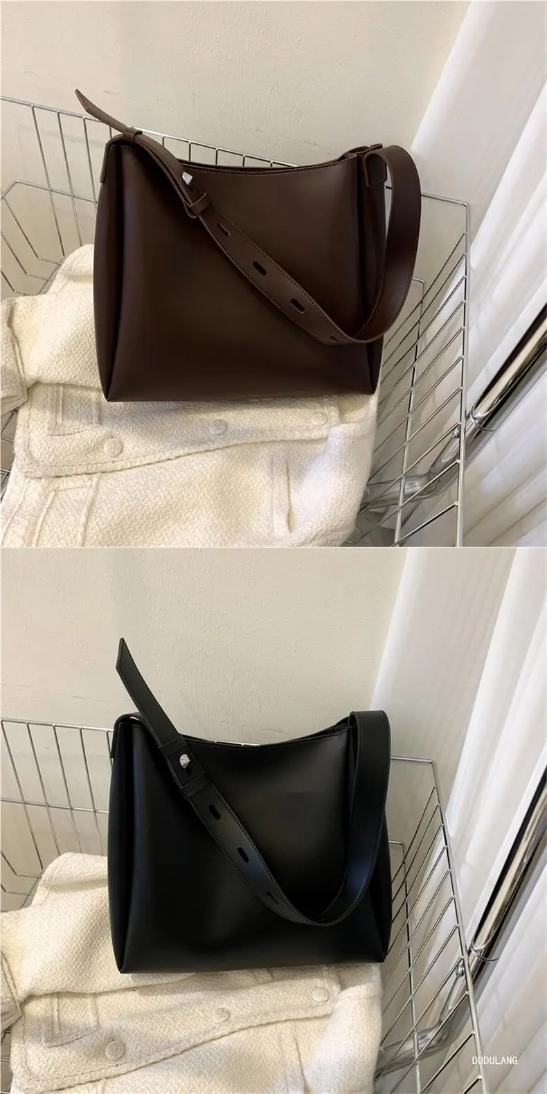 Soft Leather 2-Piece Mother Daughter Bags Set — feature 9