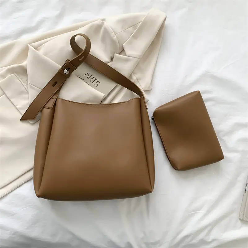 Soft Leather 2-Piece Mother Daughter Bags Set - Image 4