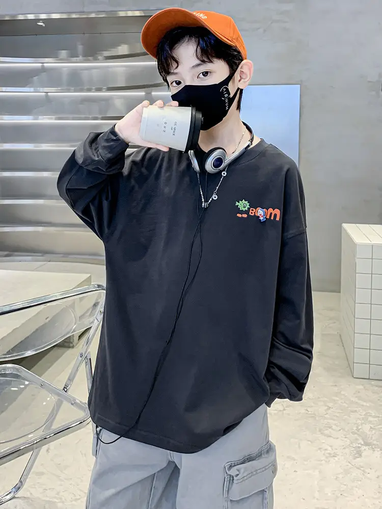 Boys Long Sleeve T-Shirt White Spring Autumn 2025 - Image 6