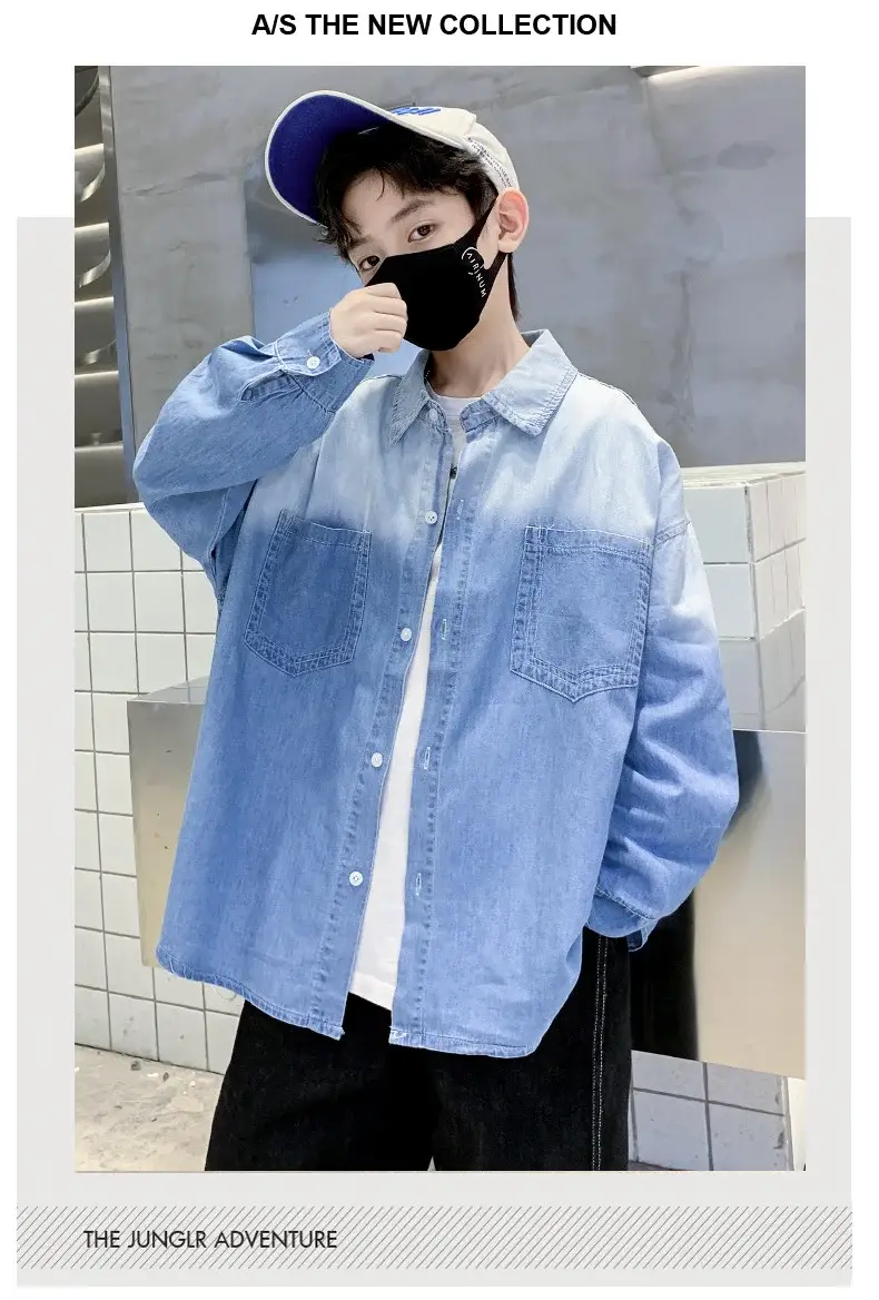 Children's Denim Shirt Boys Autumn 2025 New Grad â feature 11