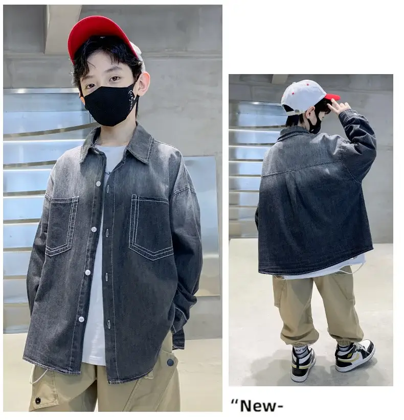 Children's Denim Shirt Boys Autumn 2025 New Grad â feature 9