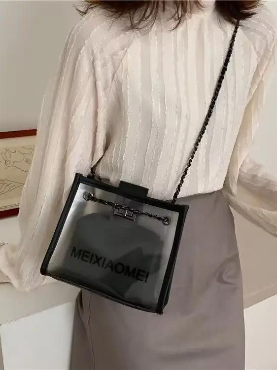Transparent Korean Style Shoulder Bag Women - Image 4