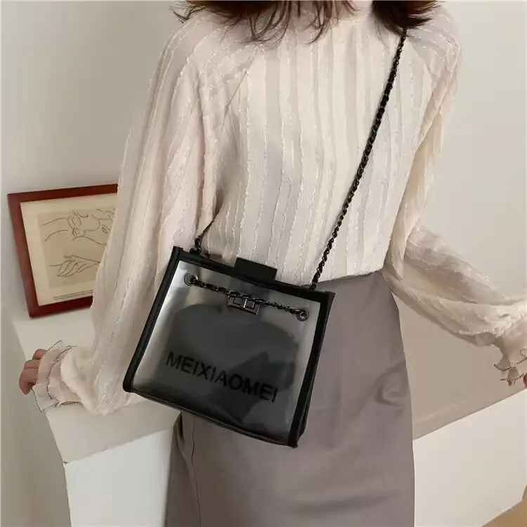 Transparent Korean Style Shoulder Bag Women — feature 10