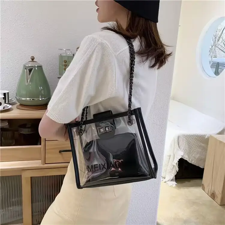 Transparent Korean Style Shoulder Bag Women — feature 4