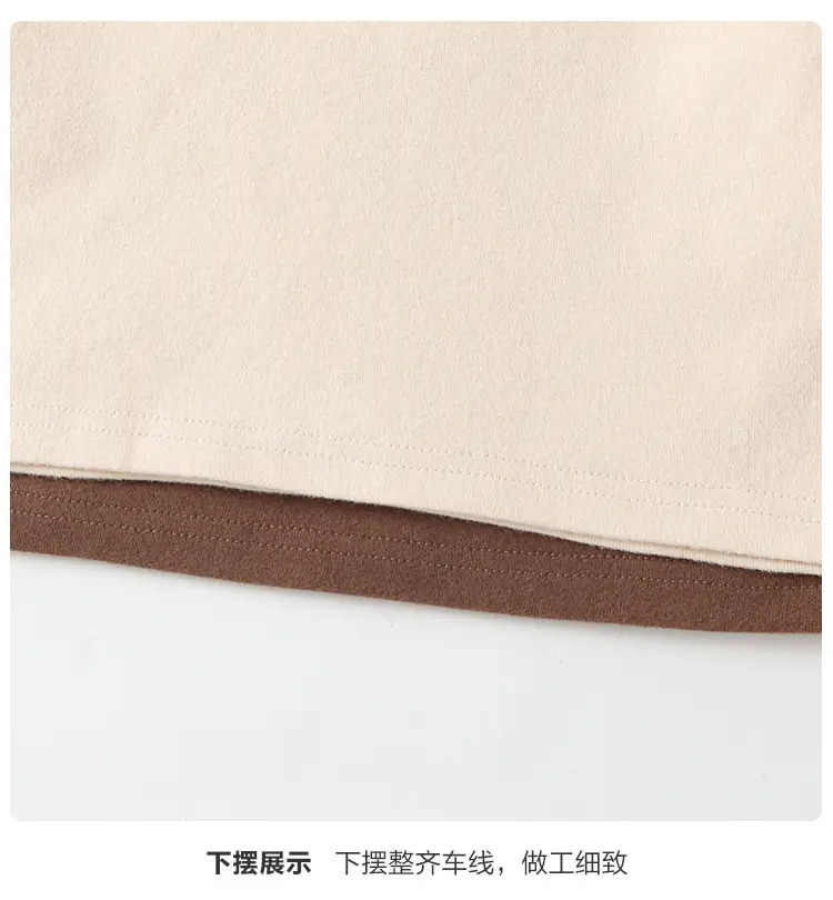 Brown Long Sleeve T-Shirt for Boys Spring Outfit — feature 12