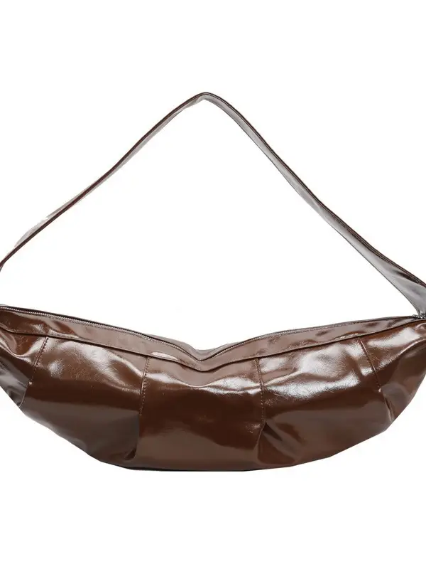 Brown Leather Underarm Bag for Women 2024 - Image 9