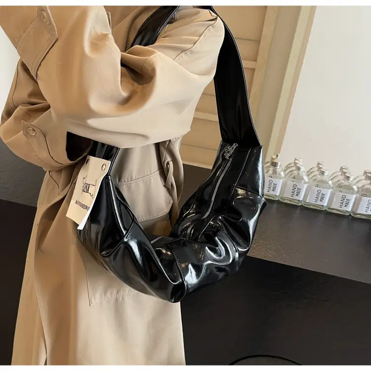 Brown Leather Underarm Bag for Women 2024 — feature 18