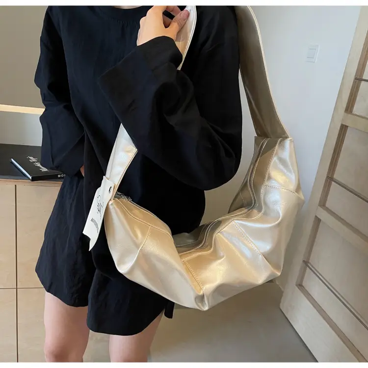 Brown Leather Underarm Bag for Women 2024 — feature 9