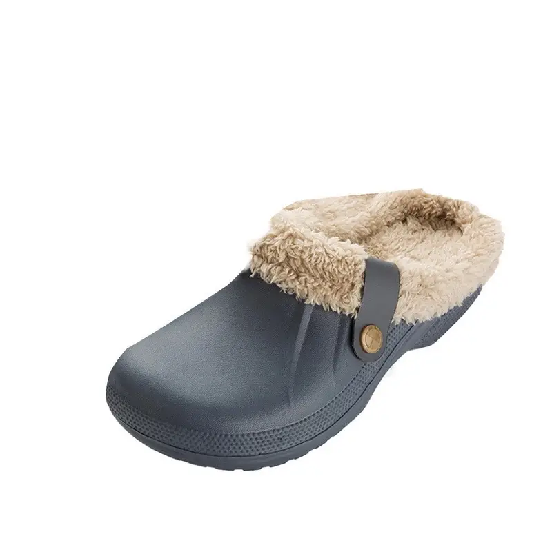 2024 Cross-border New Cotton Slippers Women's Winter Indoor Home Household Cute Thick Bottom Warm Couple Mao Mao Slippers for Men — feature 5