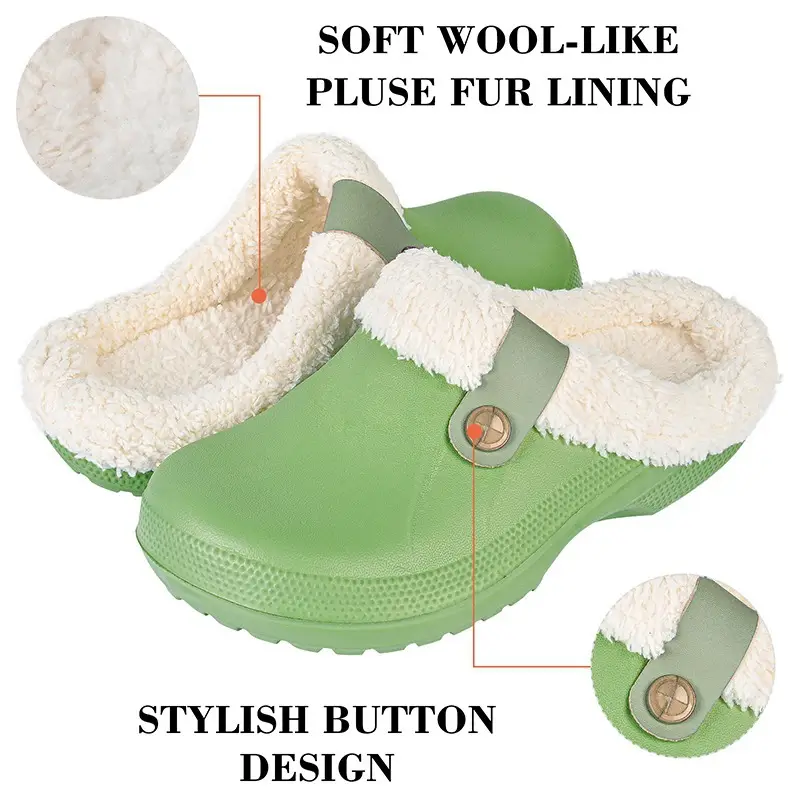 2024 Cross-border New Cotton Slippers Women's Winter Indoor Home Household Cute Thick Bottom Warm Couple Mao Mao Slippers for Men — feature 6