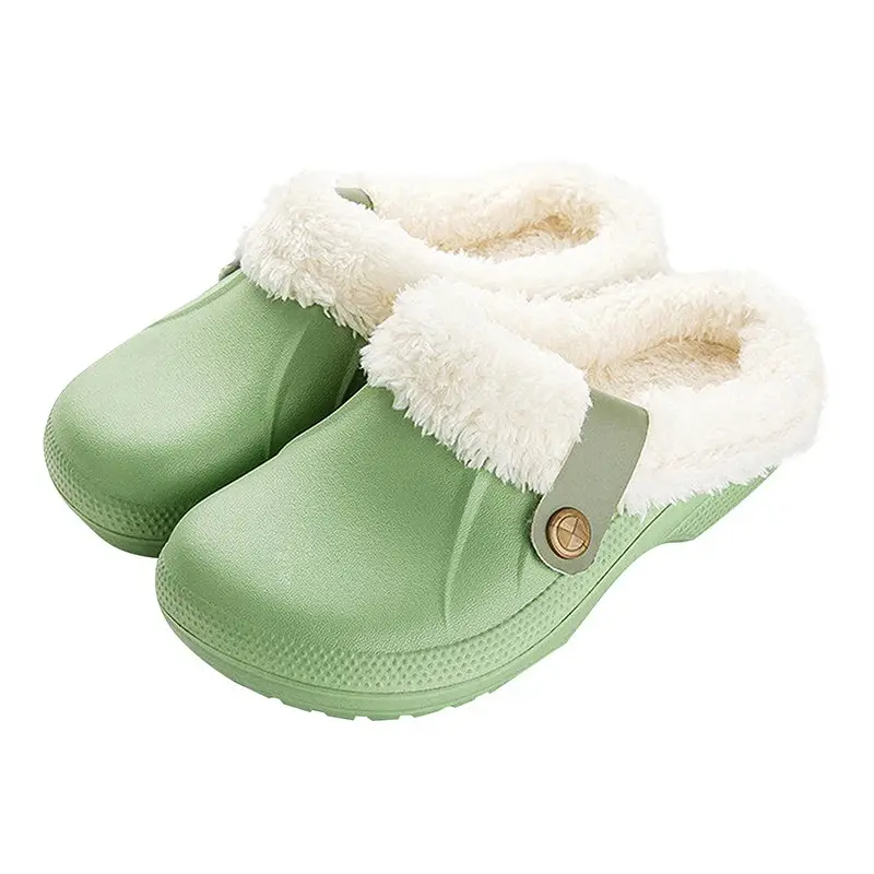 2024 Cross-border New Cotton Slippers Women's Winter Indoor Home Household Cute Thick Bottom Warm Couple Mao Mao Slippers for Men — feature 9