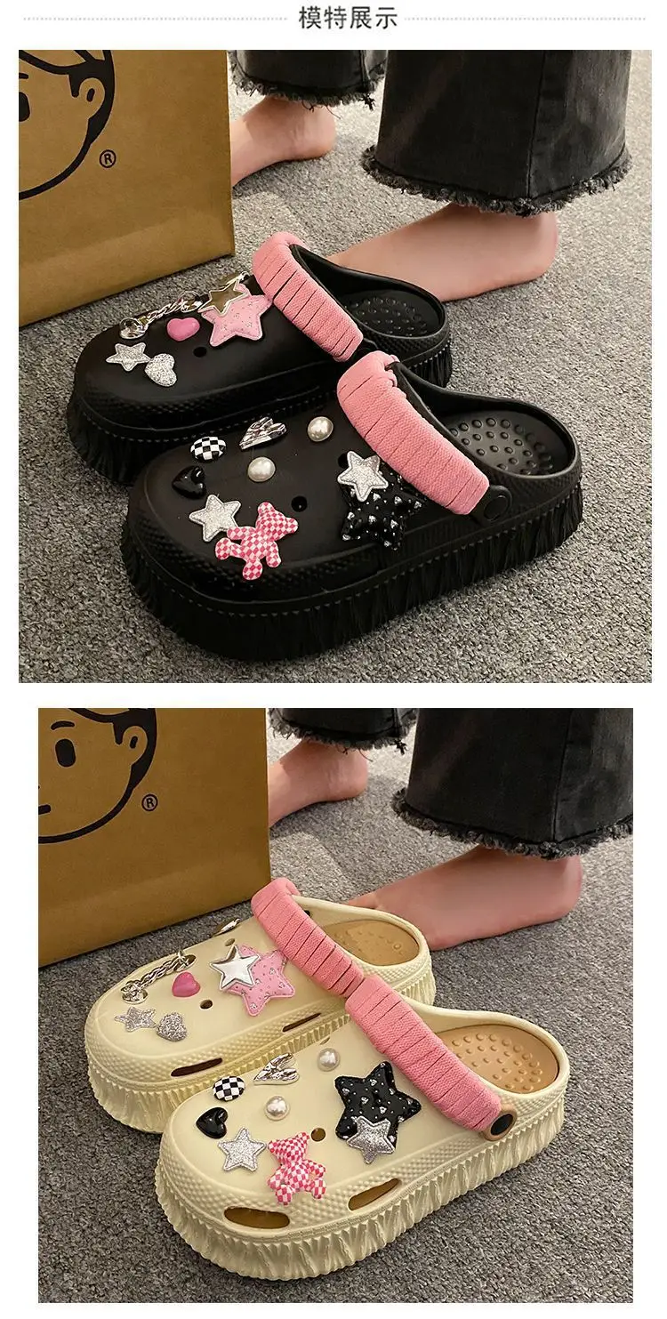 Women's Pink Pearl Platform Sandals Summer 2025 — feature 19