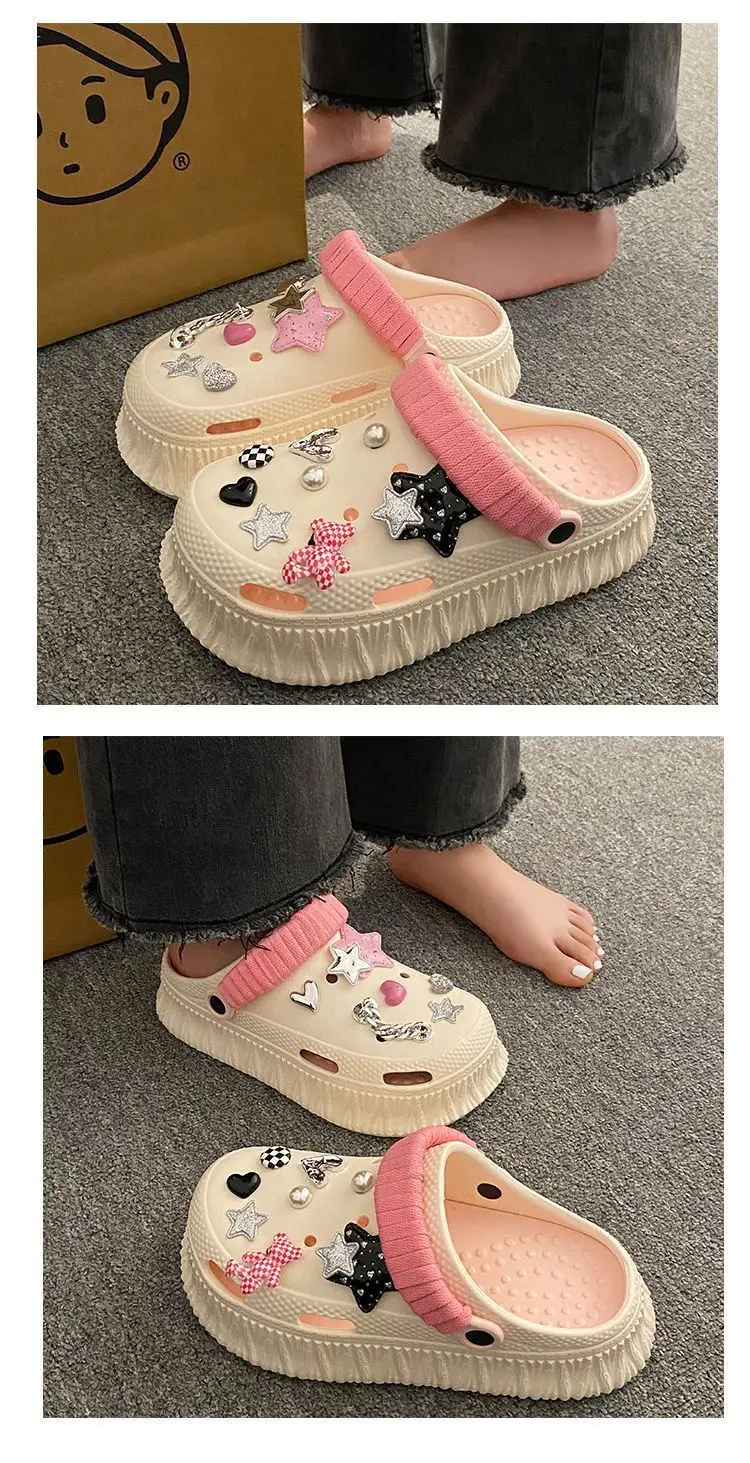 Women's Pink Pearl Platform Sandals Summer 2025 — feature 20