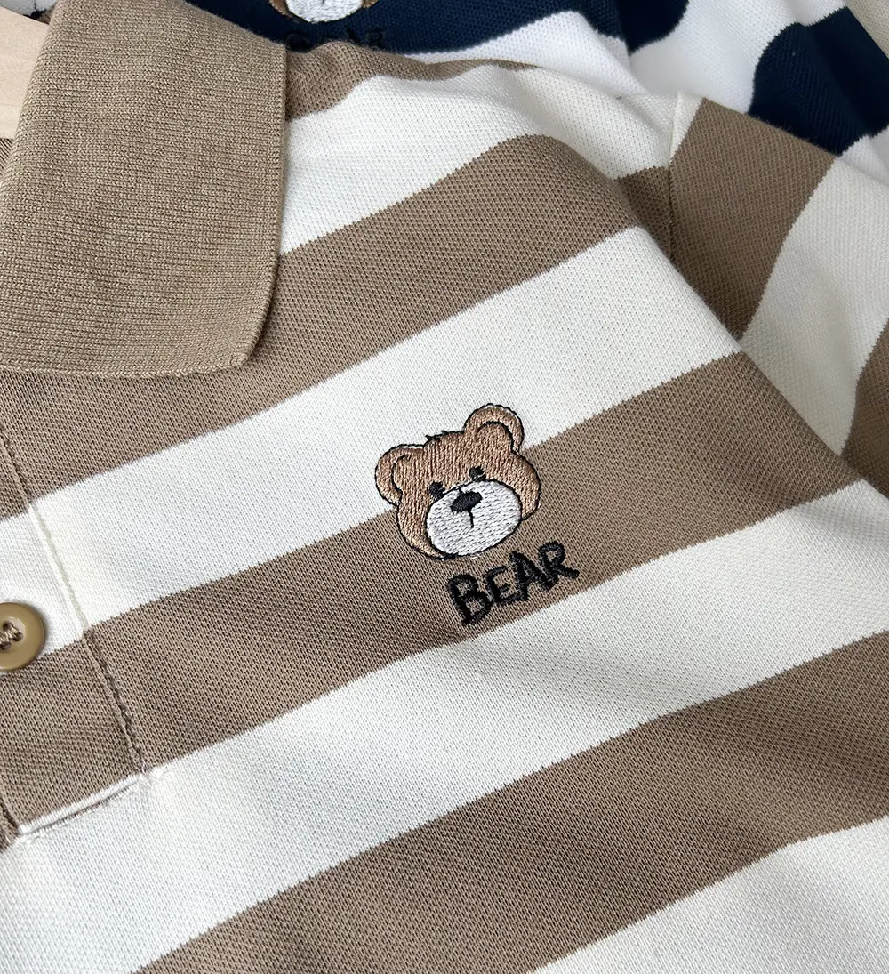 Boys Striped Polo Shirt Autumn Spring Suit — feature 8