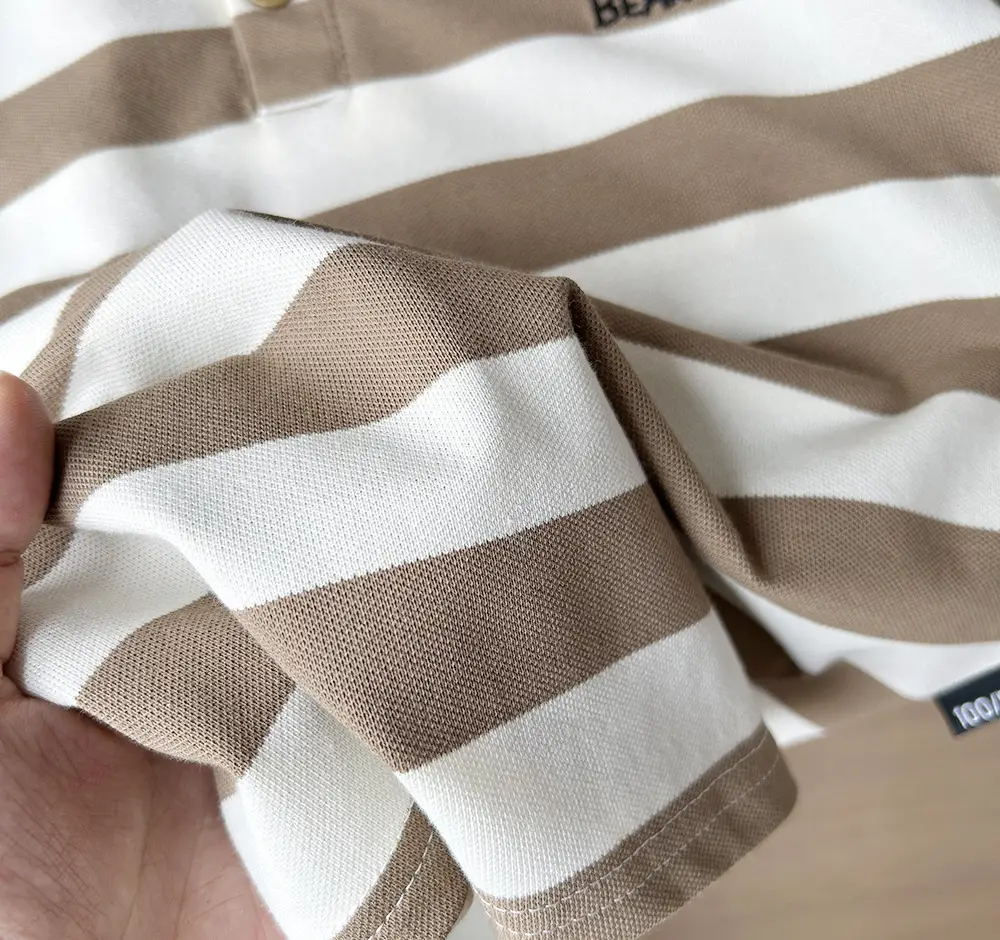Boys Striped Polo Shirt Autumn Spring Suit — feature 9