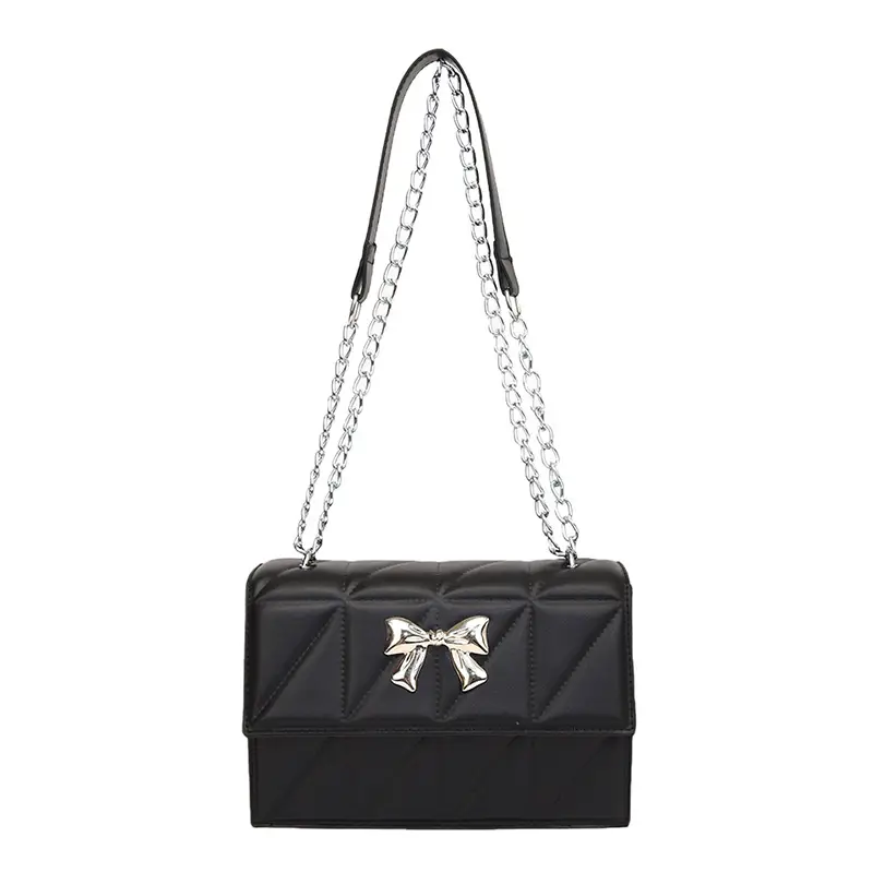 Blue Rhombic Chain Shoulder Bag 2024 New Style - Image 2