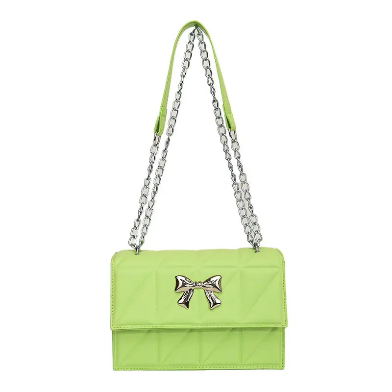 Blue Rhombic Chain Shoulder Bag 2024 New Style - Image 3