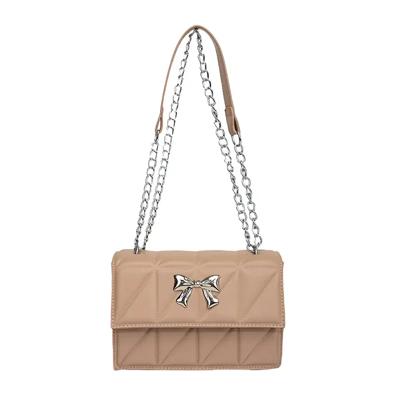 Blue Rhombic Chain Shoulder Bag 2024 New Style - Image 5