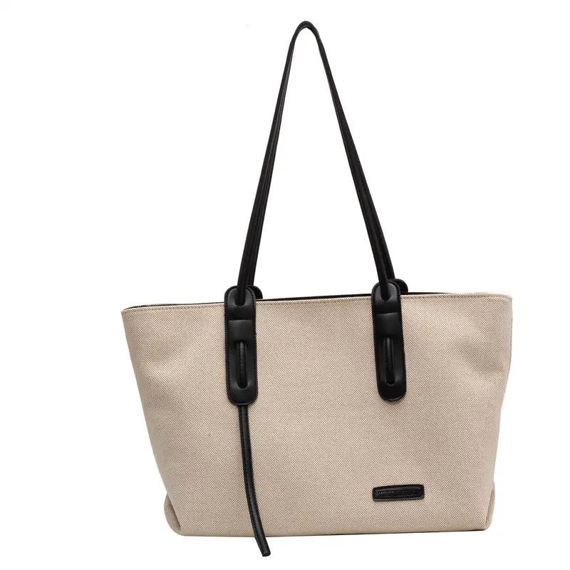 Large Capacity Canvas Tote Bag Women's Shoulder Bag - Image 7