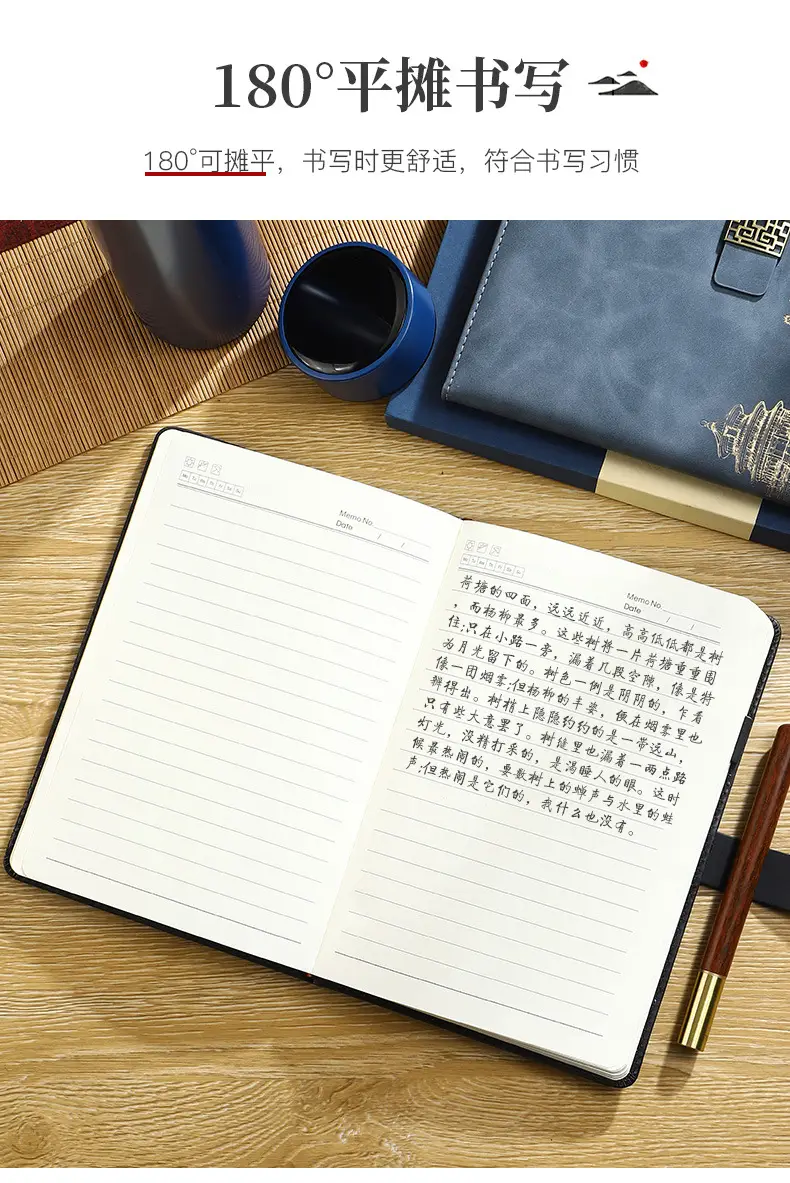 Business A5 Notebook Gift Box Set with Customized Logo — feature 11