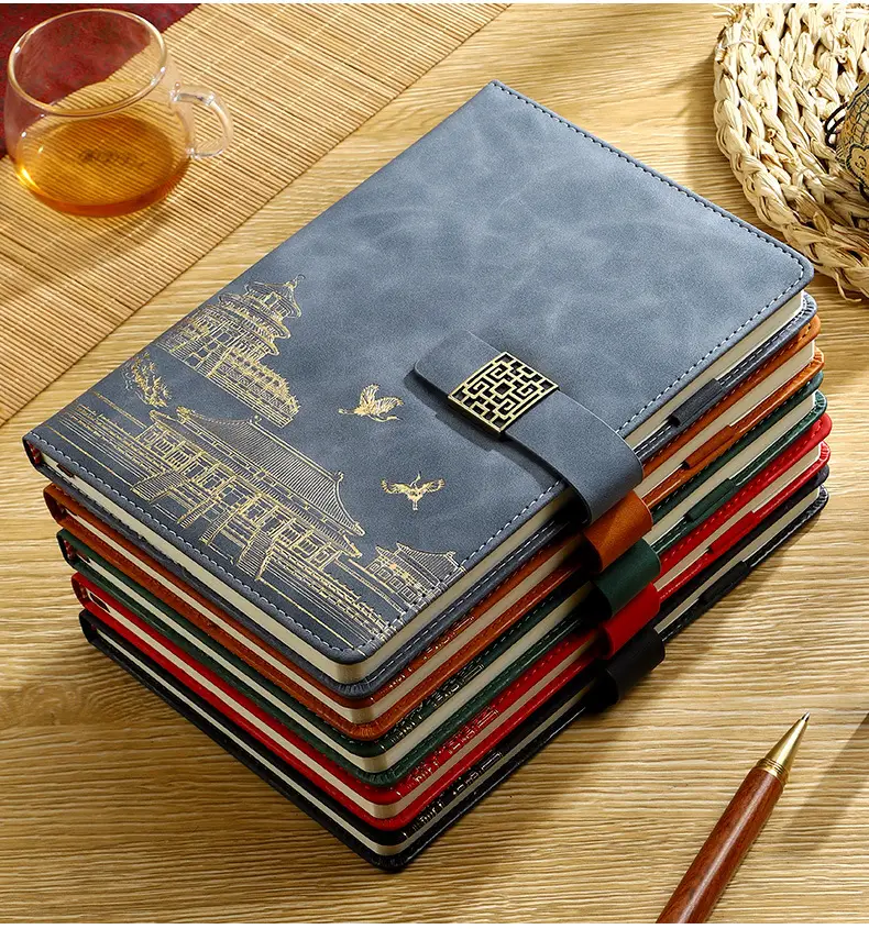 Business A5 Notebook Gift Box Set with Customized Logo — feature 22