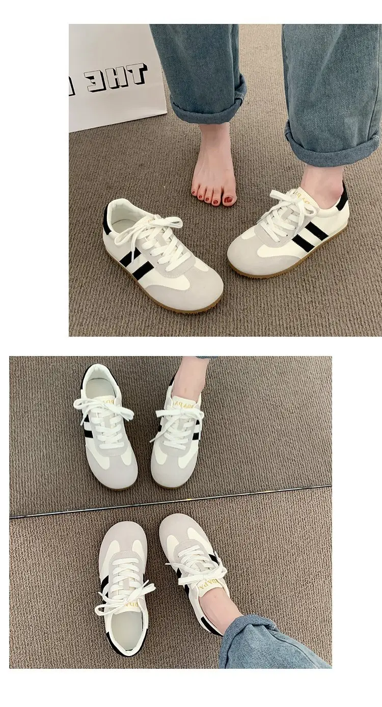 Vintage Women's Flat Training Shoes 2024 Autumn Non-slip Soft Sole — feature 5